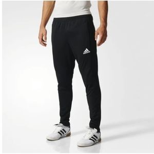 New Adidas boys Trio17 training pants soccer football track black tapered fit